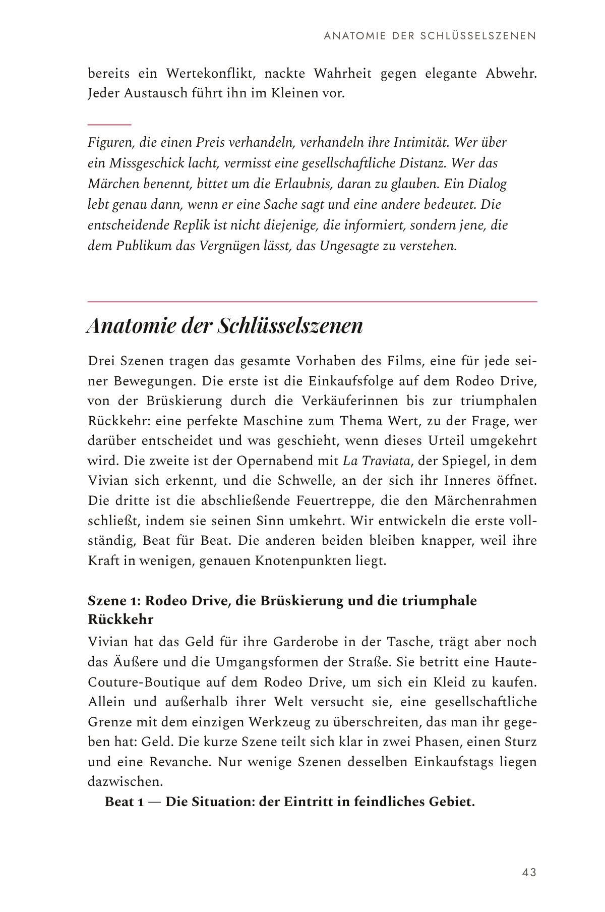 Analyse der Schlüsselszene, Seite 44 von Liebeskomödie — Band 1