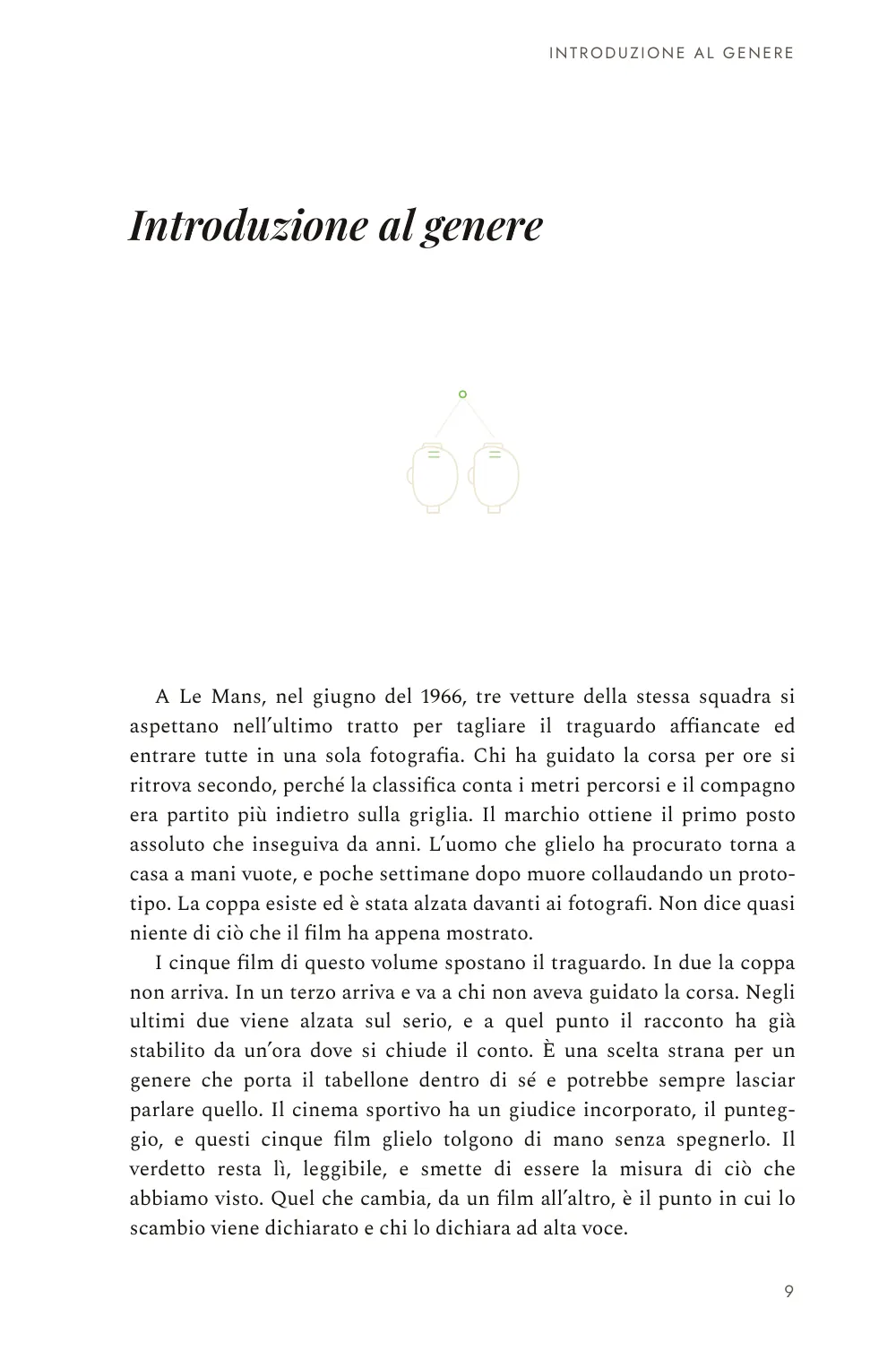 Sportivo — Vol. 1: Il traguardo spostato, pagina 1 dell'anteprima